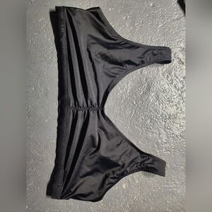 Time & Tru Black Swim Bikini Top Women's Plus 3x (24w-26w)